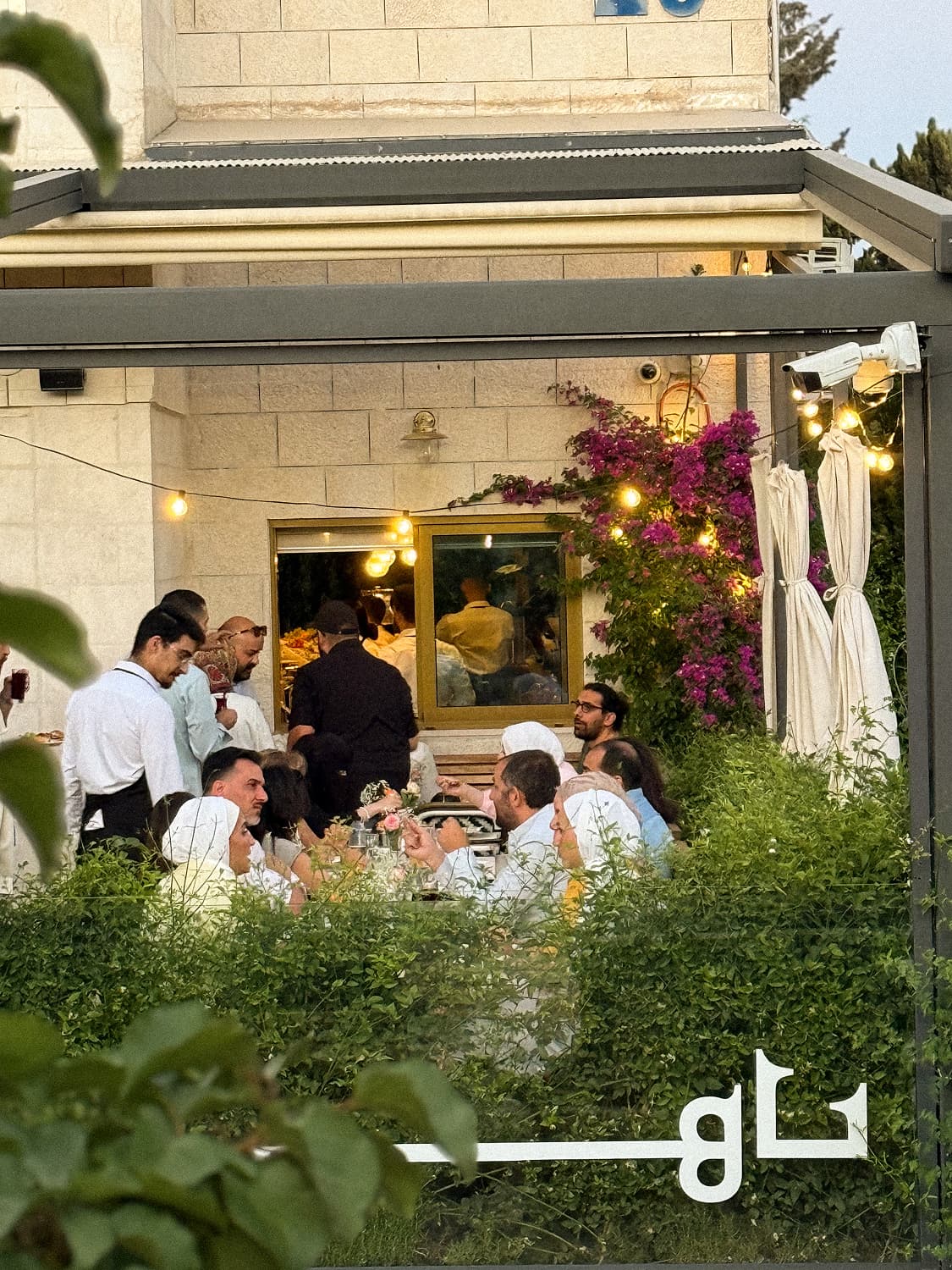Cozy seating area with plants